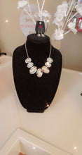 Load image into Gallery viewer, Embedded Pearls Earrings &amp; Necklace Set
