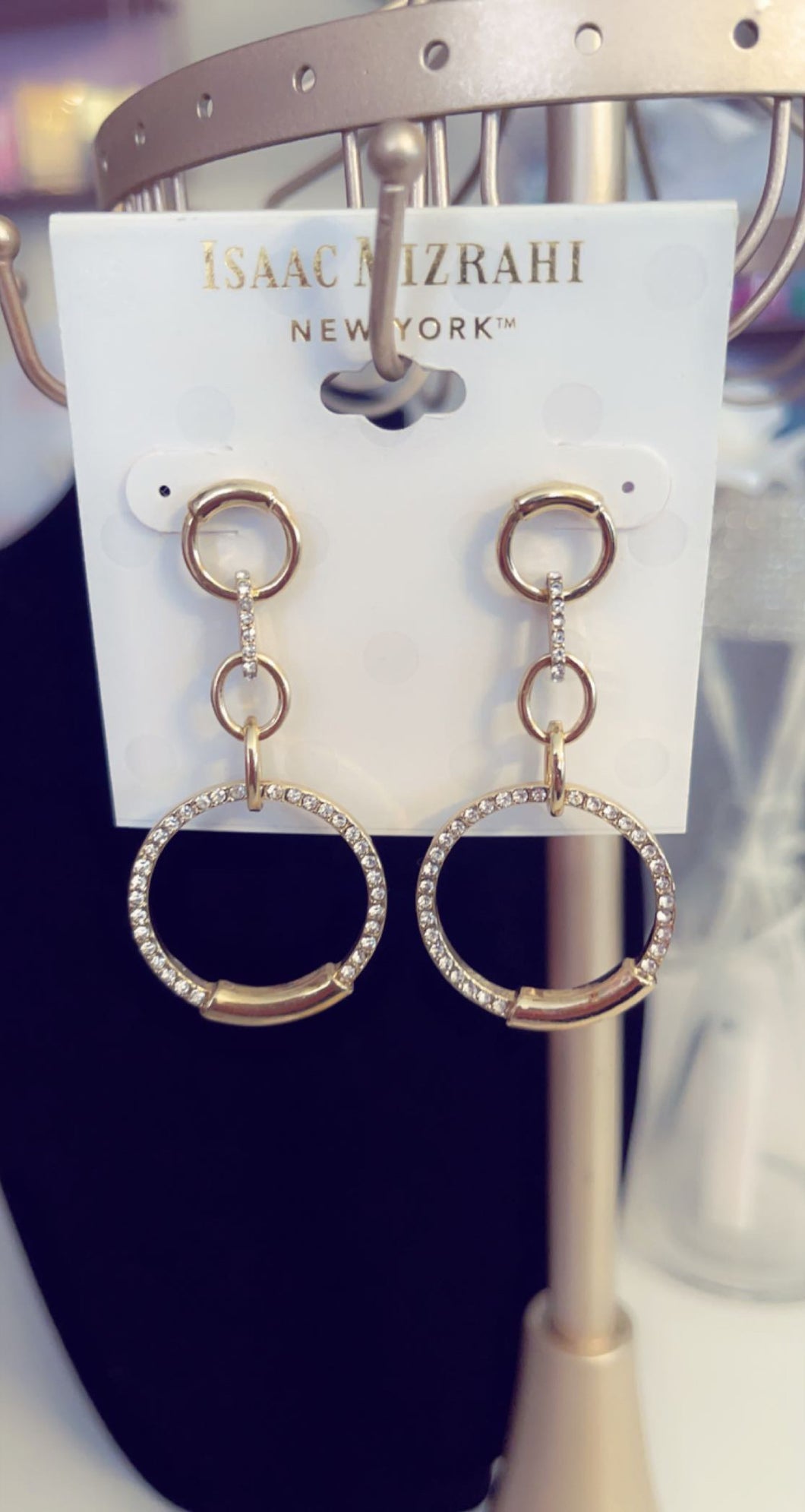 Gold Circle Earrings