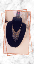 Load image into Gallery viewer, Gold Droplets Earrings &amp; Necklace Set
